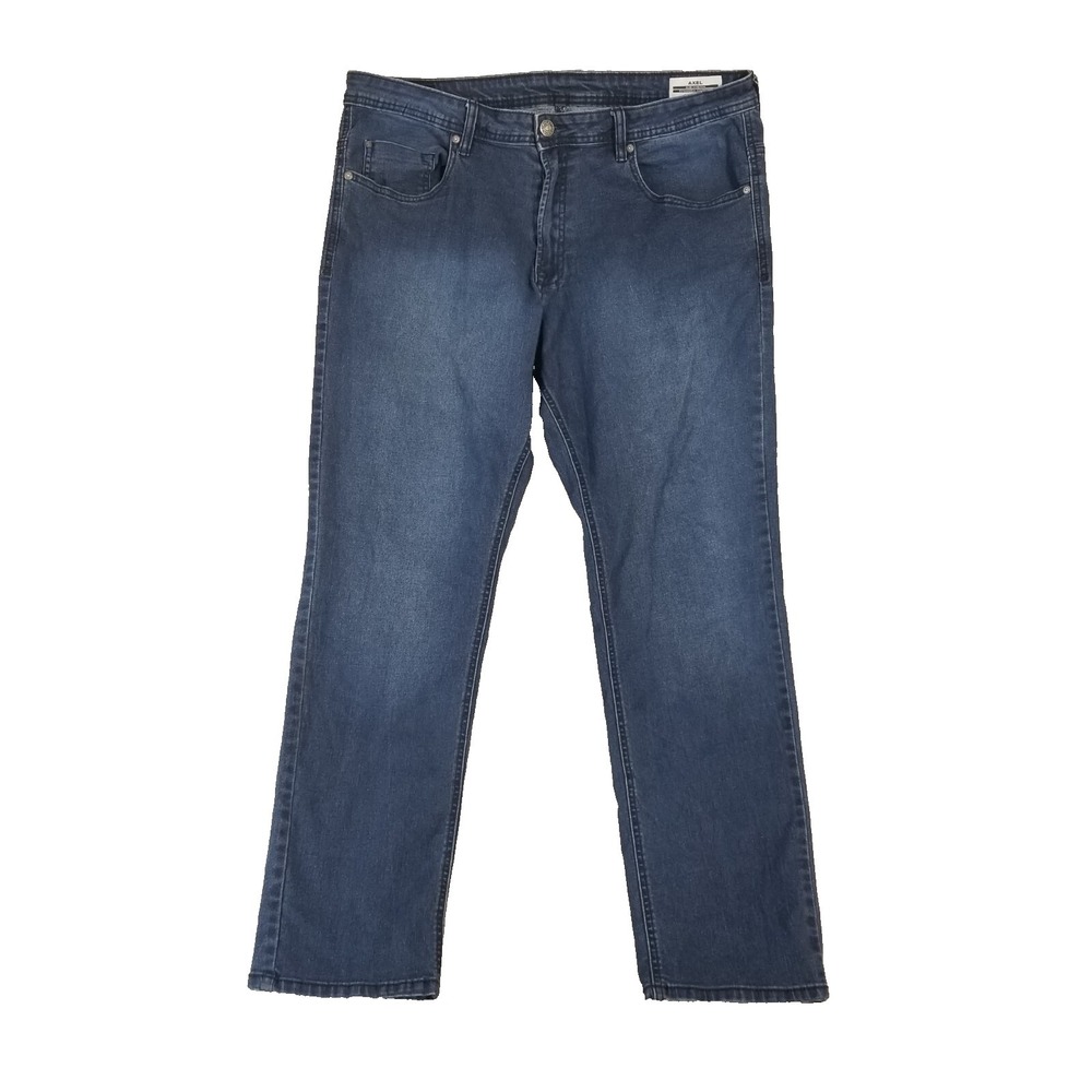Buffalo David Bitton jeans men's 40x32 Alex slim straight blue stretch denim‎